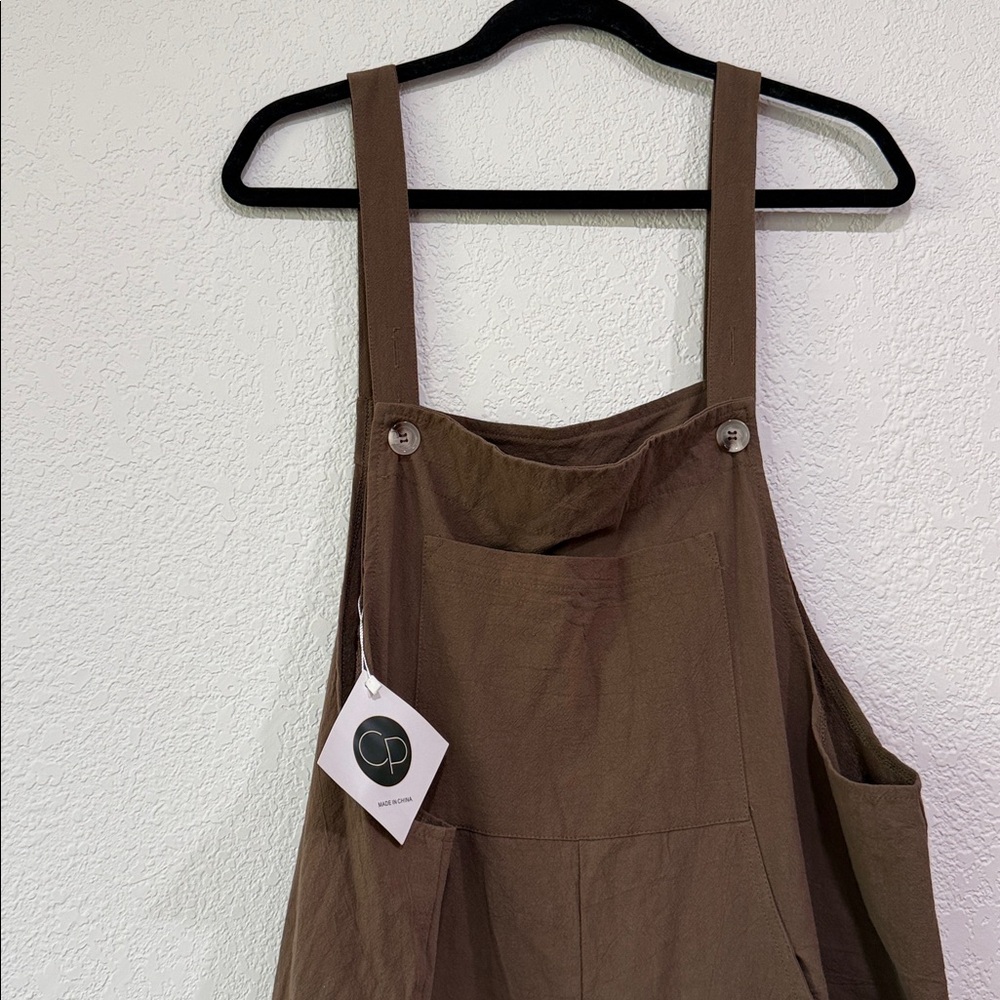Wide leg overalls jumpsuit trousers boho chic farm girl prairie